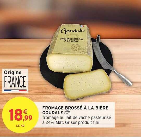 FROMAGE BROSSÉ À LA BIÈRE GOUDALÉ