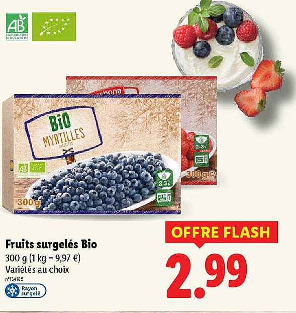Fruits surgelés Bio