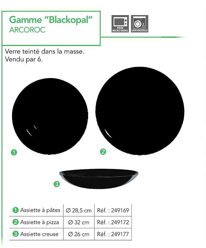 Gamme "Blackopal" ARCOROC