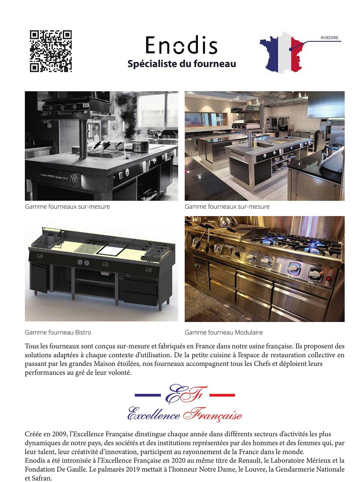 Gamme fourneaux sur-mesure