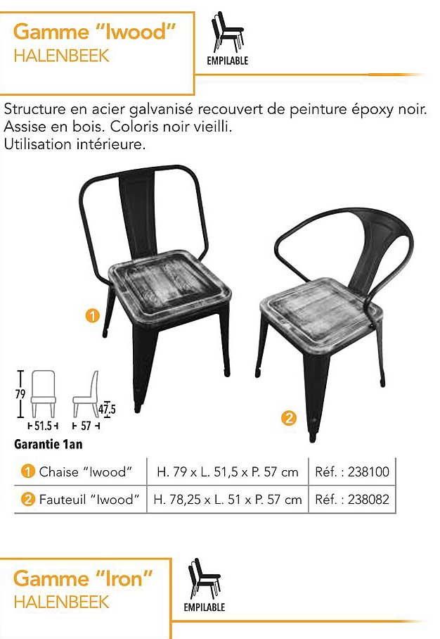 Gamme "Iwood" HALENBEEK