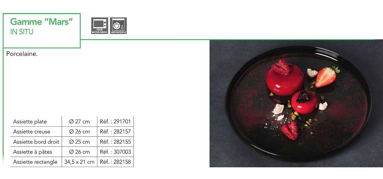 Gamme "Mars"
