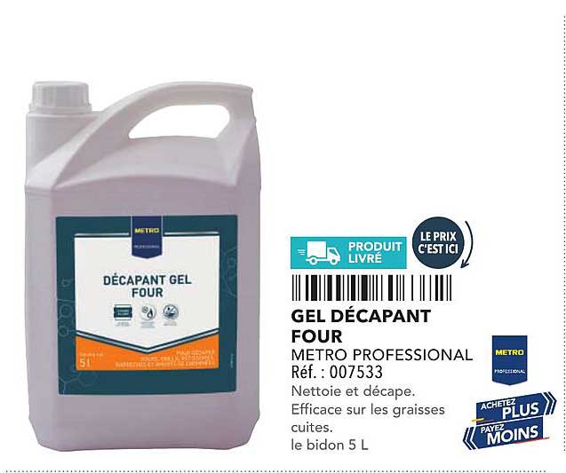 GEL DÉCAPANT FOUR