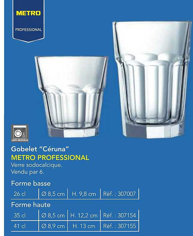 Gobelet "Céruna" METRO PROFESSIONAL