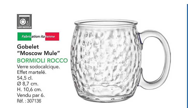 Gobelet “Moscow Mule” BORMIOLI ROCCO