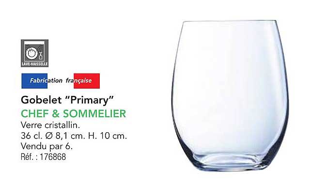 Gobelet "Primary" CHEF & SOMMELIER