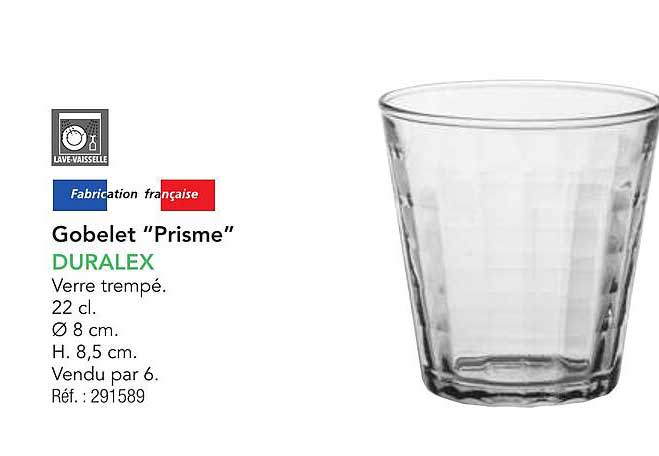 Gobelet "Prisme" DURALEX