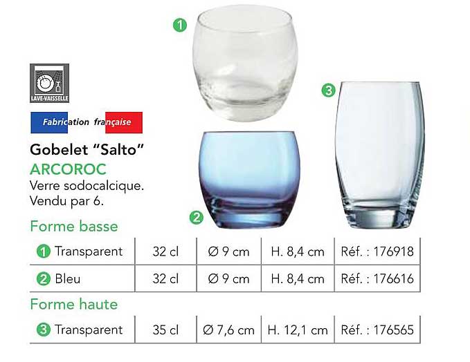 Gobelet “Salto” ARCOROC