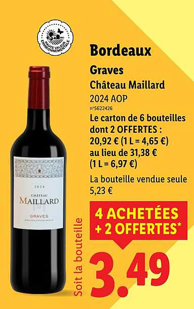 Graves Château Maillard 2024 AOP