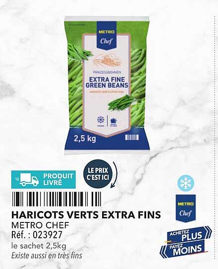 HARICOTS VERTS EXTRA FINS