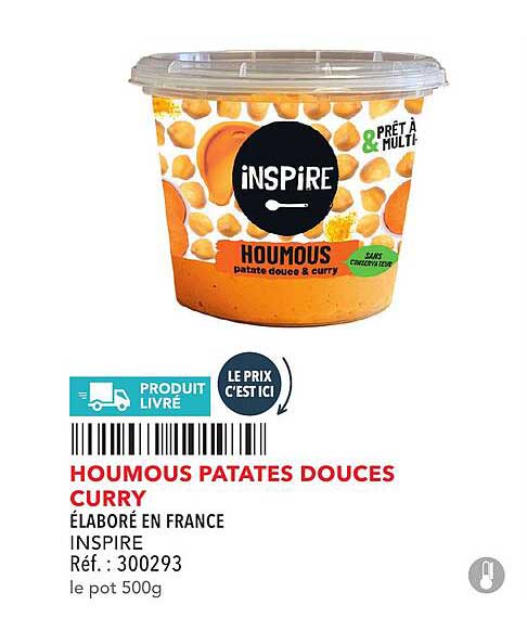 HOUMOUS PATATES DOUCES CURRY