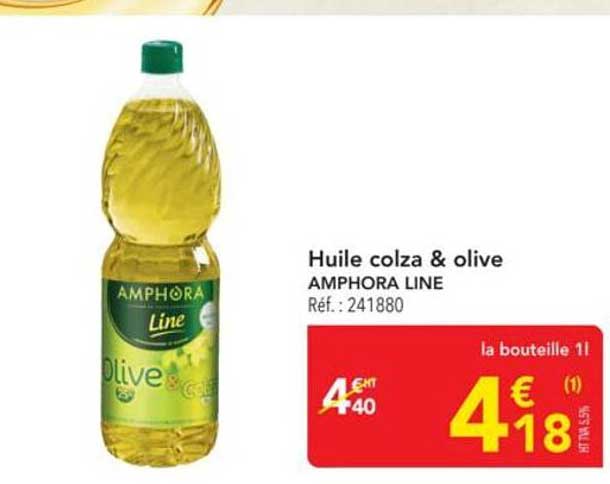 Huile colza & olive AMPHORA LINE