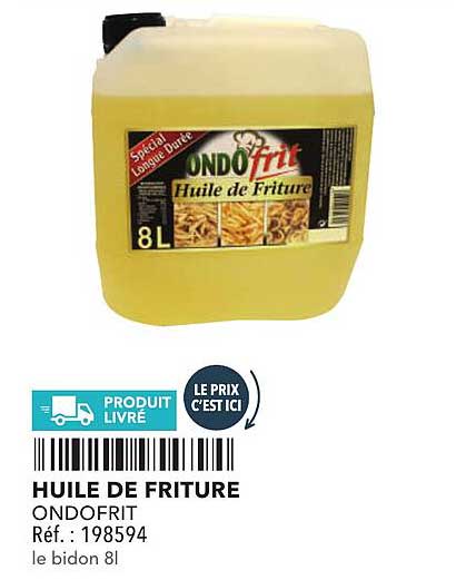 HUILE DE FRITURE ONDOFRIT
