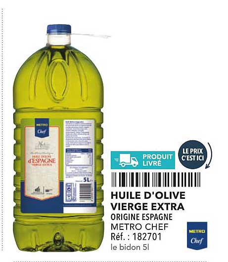 HUILE D'OLIVE VIERGE EXTRA