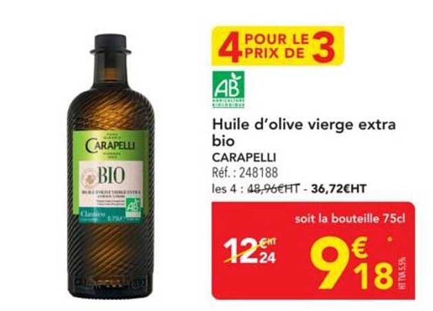 Huile d'olive vierge extra bio
