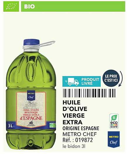 HUILE D'OLIVE VIERGE EXTRA
