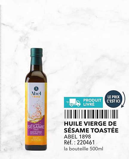 HUILE VIERGE DE SÉSAME TOASTÉE