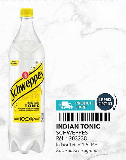 INDIAN TONIC SCHWEPPES