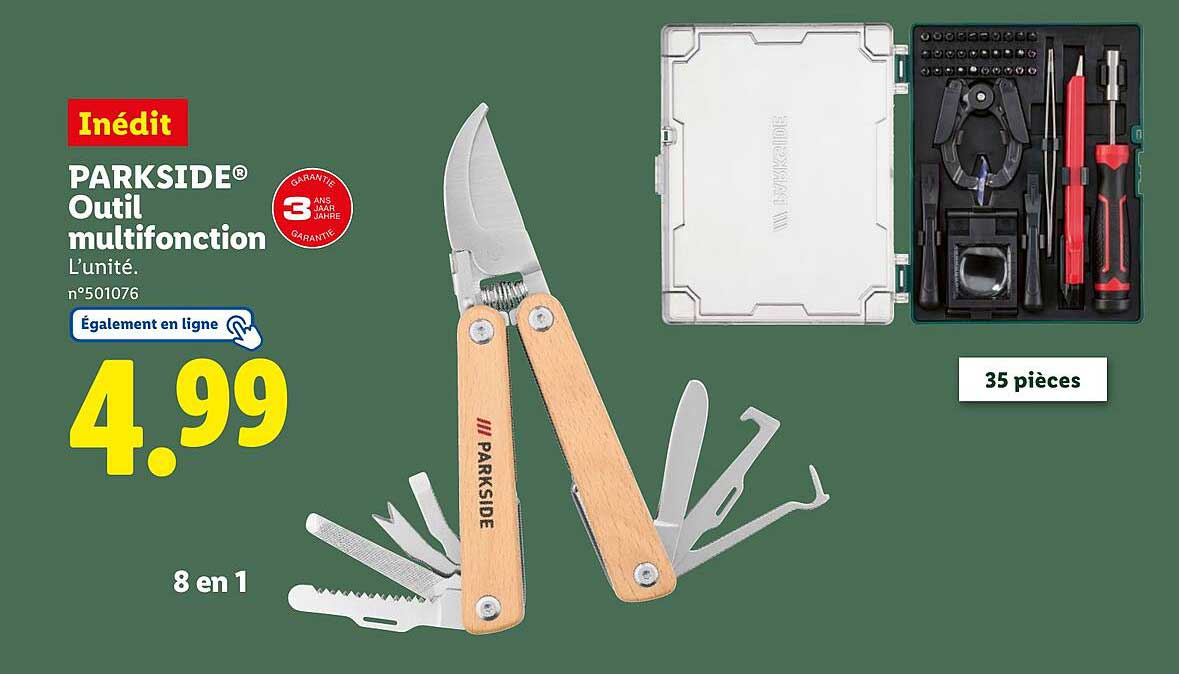 Inédit PARKSIDE® Outil multifonction