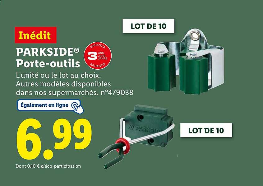 Inédit PARKSIDE® Porte-outils