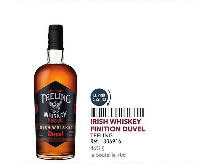 IRISH WHISKEY FINITION DUVEL TEELING