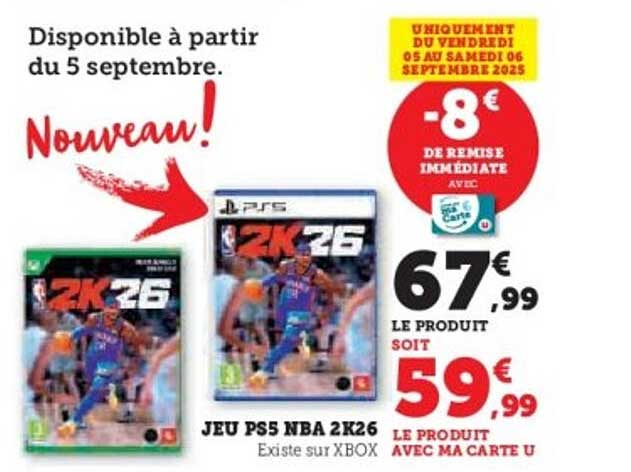 JEU PS5 NBA 2K26