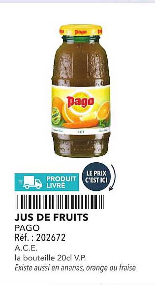 JUS DE FRUITS