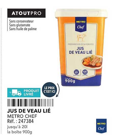 JUS DE VEAU LIÉ