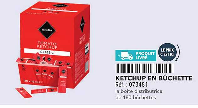KETCHUP EN BUCHETTE