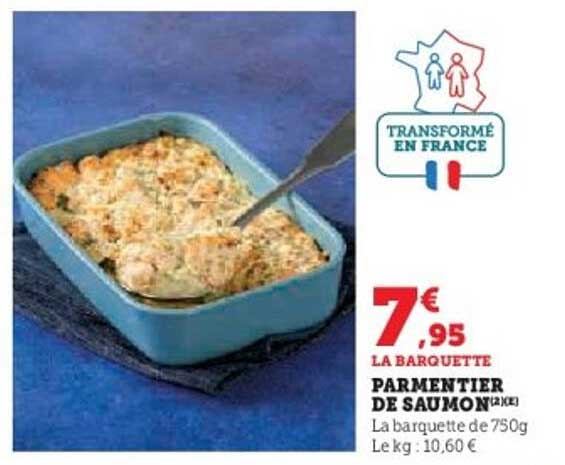 LA BARQUETTE PARMENTIER DE SAUMON