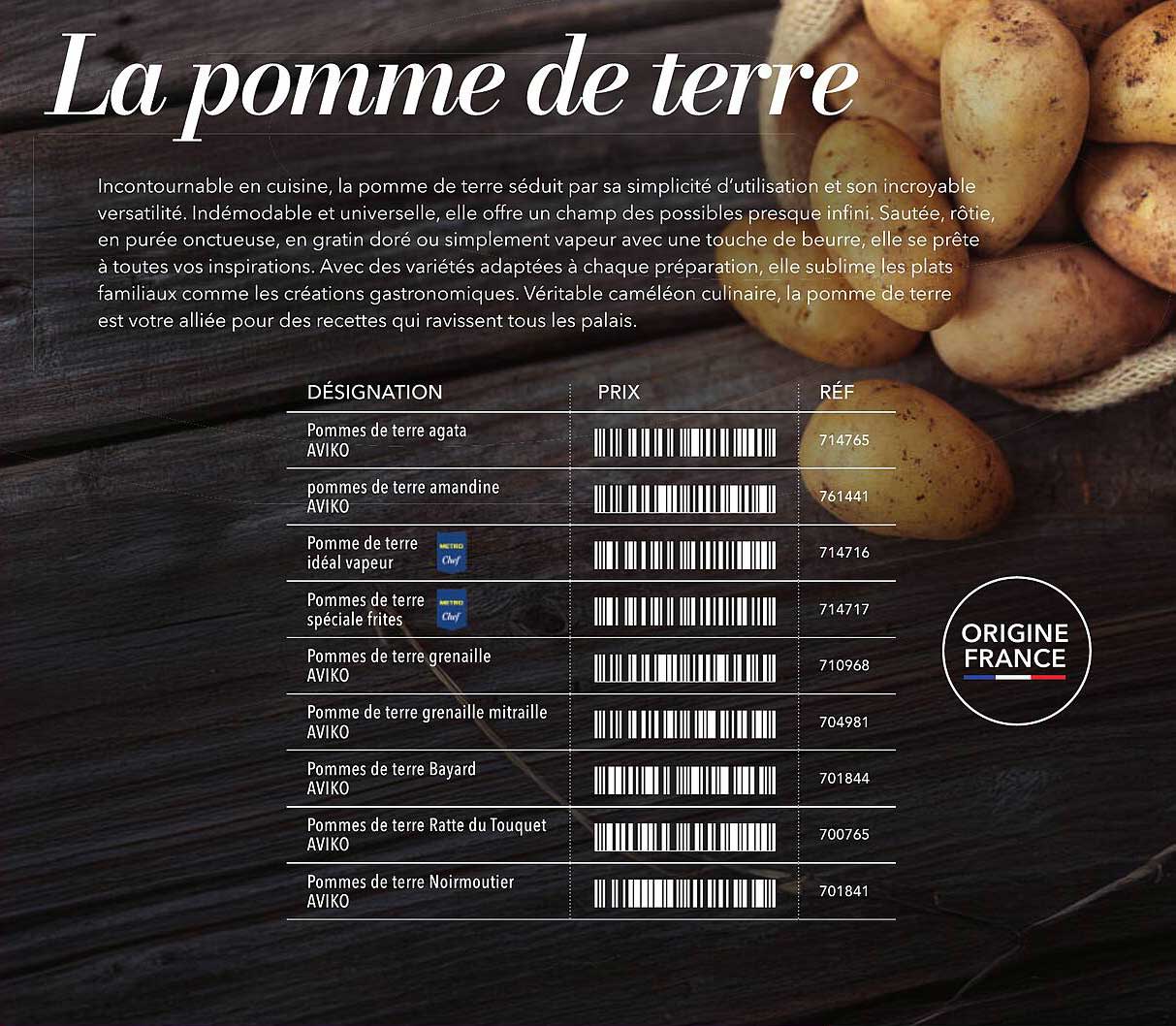 La pomme de terre