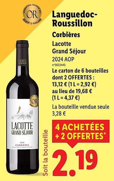 Lacotte Grand Séjour 2024 AOP