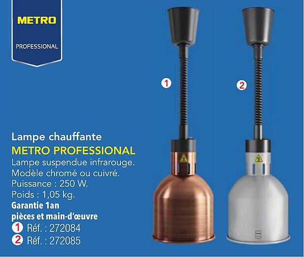 Lampe chauffante METRO PROFESSIONAL
