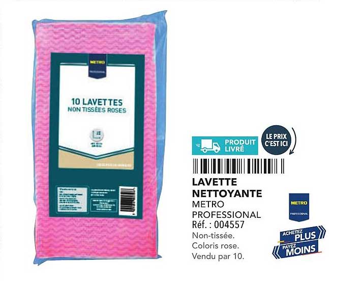 Lavette nettoyante METRO PROFESSIONAL