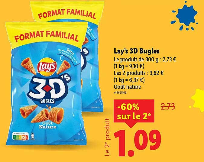 Lay’s 3D Bugles