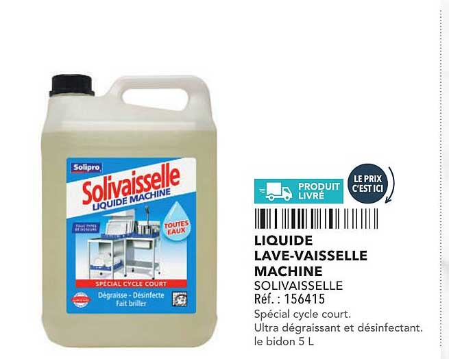 LIQUIDE LAVE-VAISSELLE MACHINE