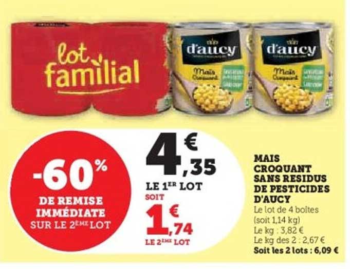 Lot d'AuCy Maïs Croquant