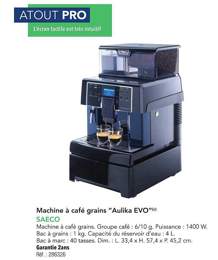 Machine à café grains "Aulika EVO"