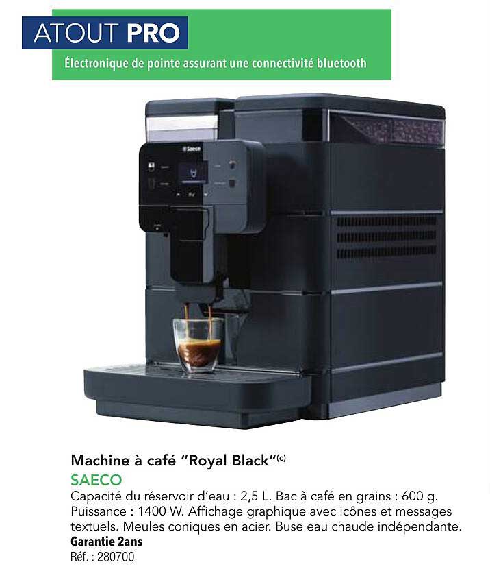 Machine à café "Royal Black"