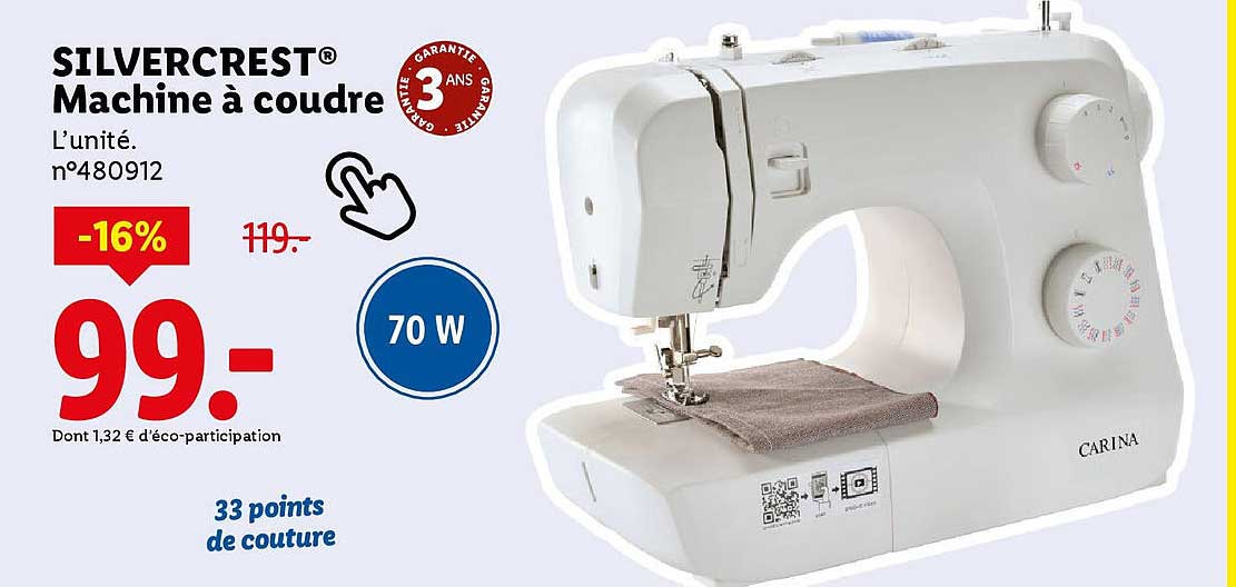 Machine à coudre SILVERCREST®