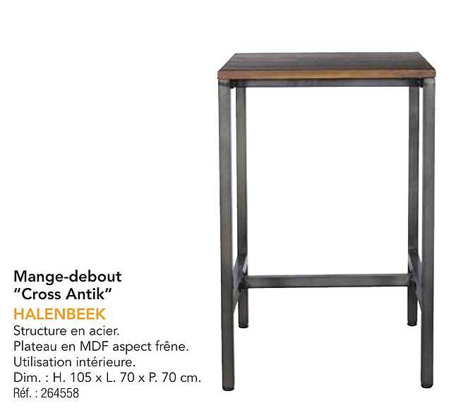 Mange-debout "Cross Antik"