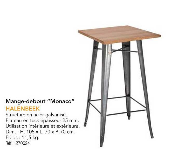Mange-debout “Monaco”