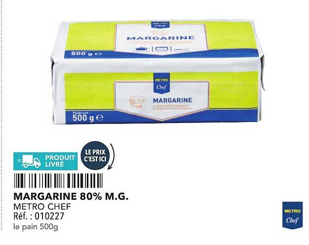 MARGARINE 80% M.G.