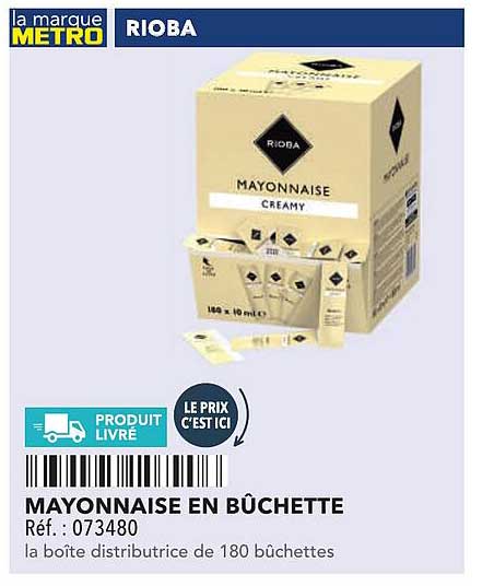 MAYONNAISE EN BÛCHETTE