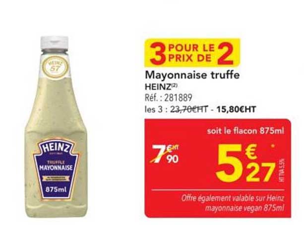 Mayonnaise truffe HEINZ