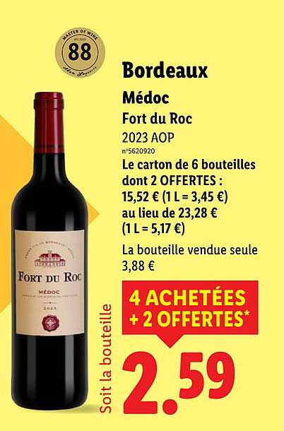 Médoc Fort du Roc 2023 AOP