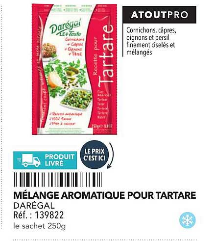 MÉLANGE AROMATIQUE POUR TARTARE