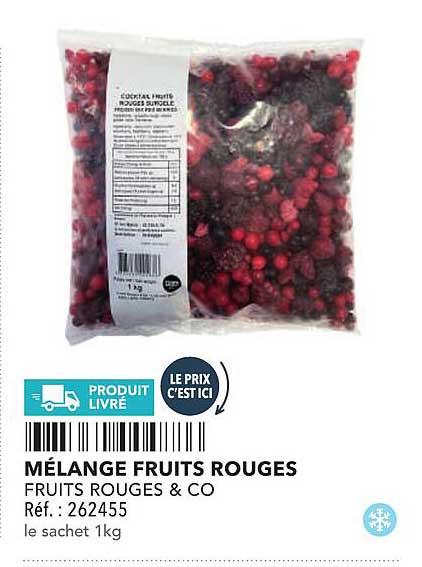 MÉLANGE FRUITS ROUGES