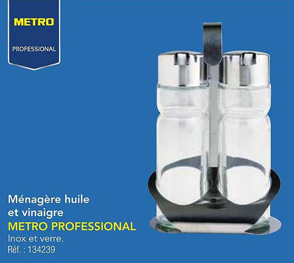 Ménagère huile et vinaigre