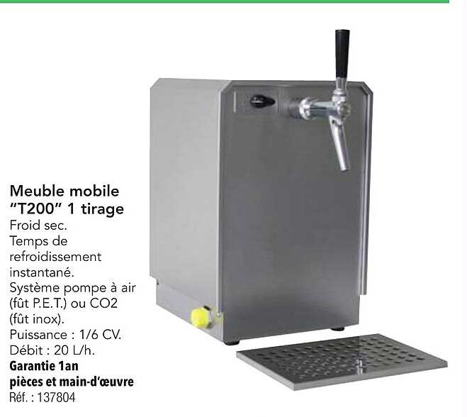Meuble mobile “T200” 1 tirage